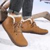 Large Size New Autumn and Winter Wide Head Snow Boots Wide Palm Outdoor Fashion Sports Shoes Warm Men's Cotton Shoes