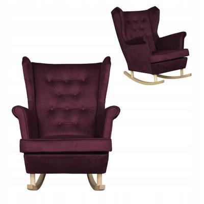 Diana Rocking Chair, Scandinavian,, Bishop's Red