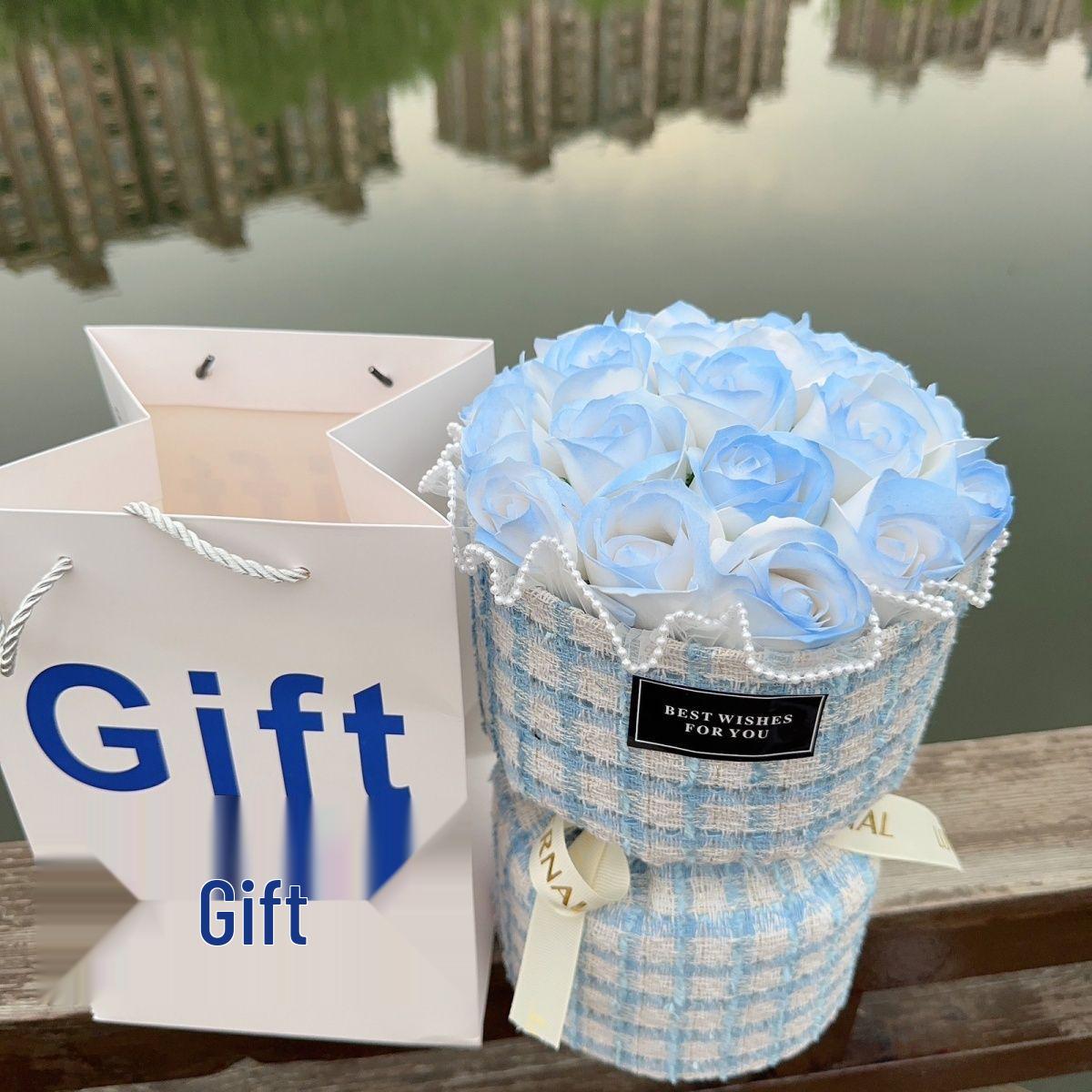 

Rose Fragrant Bouquet Soap: Perfect Gift for Girlfriend, Mom, or Bestie on Birthdays or Mother s Day