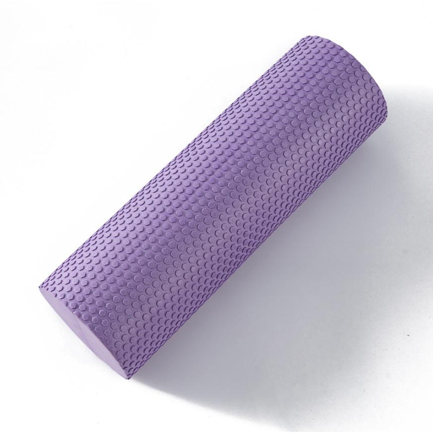 

30/45/60/90cm 6 Angle High Quality EVA Foam Roller Fitness Gym Relaxing Muscle Yoga Roller Massage Point Roller 30cm фиолетовый