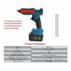 100W Cordless Electric Hot Melt Glue Gun Portable Handicraft Dedicated Dispensing Machine Household Repair Power Tool