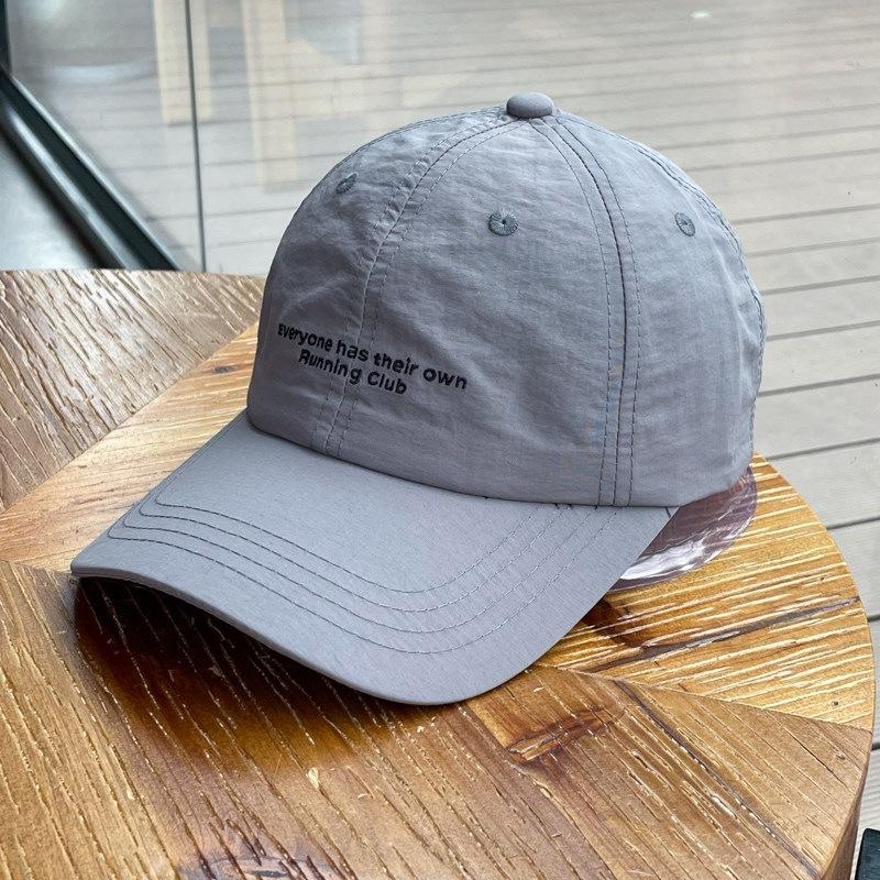 Summer thin quick-drying cap women's light and breathable sports running baseball cap men's treasure blue couple sun hat