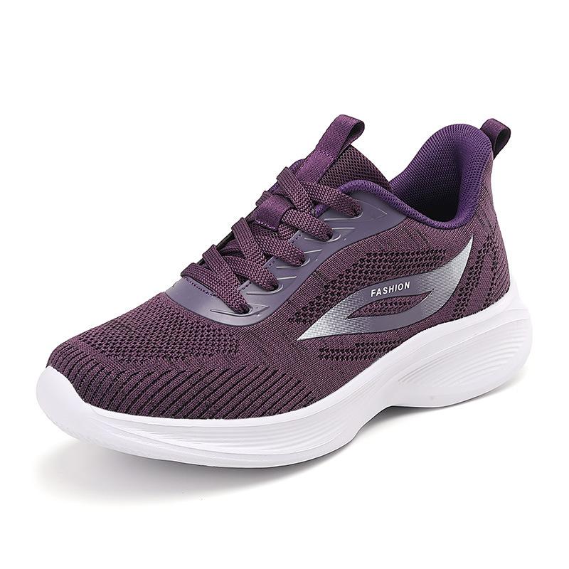 Women's shoes spring and autumn mesh breathable sports shoes casual shoes single shoes lightweight student running shoes soft-soled travel shoes