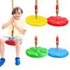 1 Stück achteckiges Blütenblatt-Schaukelspielzeug, verdickt, gemischte Farbe, PE (Polyethylen) Material, Scheibensitz-Stil, für Kinderspielplatzsport im Innen- und Außenbereich