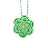 3D Print Flower Mechanical Clicker Keychain Crisp Click Sound Clicker Mechanism Knit Texture Fidget Keychain Simulation Plastic