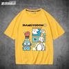 New Casual Childrens Tshirt Sanrio Half Mermaid Ugly Fish Hanton Pure Cotton Printed Parentchild Outfit for Unisex and Women