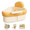 1pc kitchen Sink Filter Basket, Sink Washing Basin Anti Leak Filter Basin, One Click Press Type Grid Drain Storage Rack