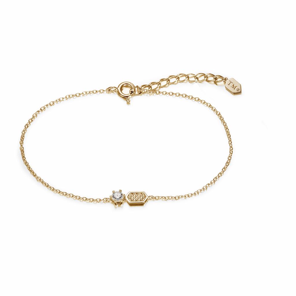 Trencadism David Bracelet 14K Gold Bracelet David_Bracelet_Dvb11P1