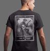 Banjo Player Shirt, The Banjoist Tarot Card Shirt BACK PRINT, Banjo Shirt Banjo
