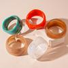 Hochwertiges geometrisches marmoriertes Acrylarmband für Damen