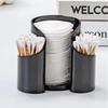 Three-in-One Cotton Pad, Swab, Toothpick & Floss Organizer