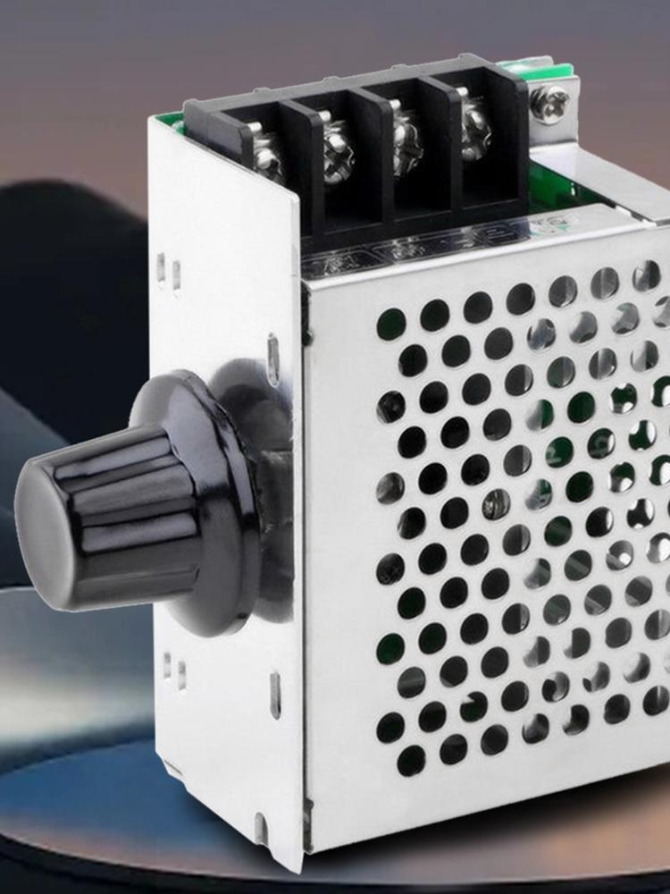 4000W Electronic Voltage Regulator AC 220V Temperature Regulating Module High Power Electronic Voltage Regulator Control Switch