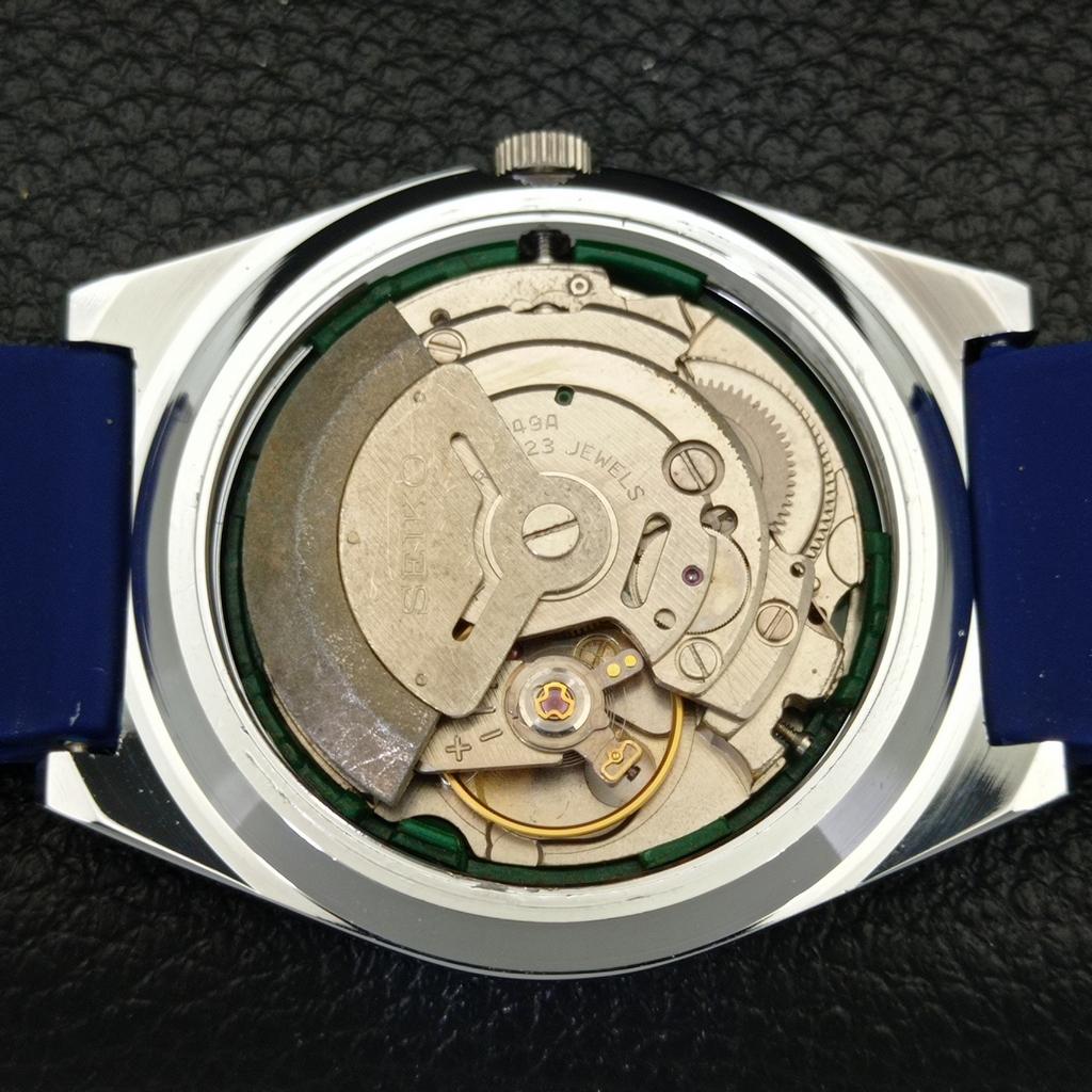 YENİLENMİŞ VINTAGE SEIKO 5 OTOMATİK JAPON ERKEK MAVİ KADRAN SAAT a434690-2