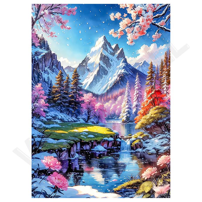 New 5D Diy Diamond Paintings 30x40 cm Mosaic Wall Diamond Art Painting Kits Embroidery Full Crystal Accessories New 2025 Paint