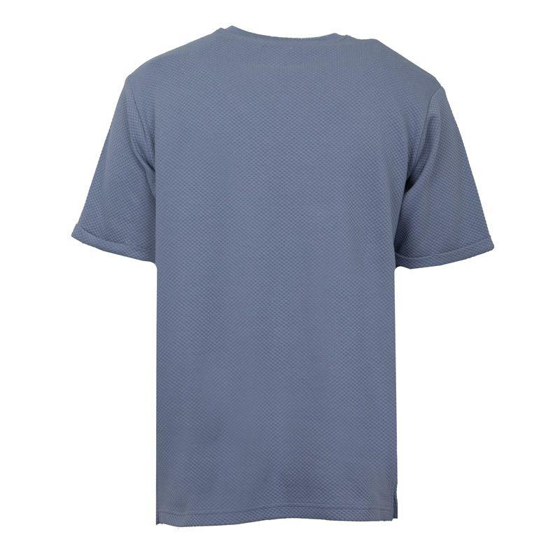 Men's Textured V-neck Short-sleeved T-shirt with Logo GIANFRANCO FERRE