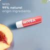 Nivea Fruity Shine Lip Balm, 4.8g (Peach)