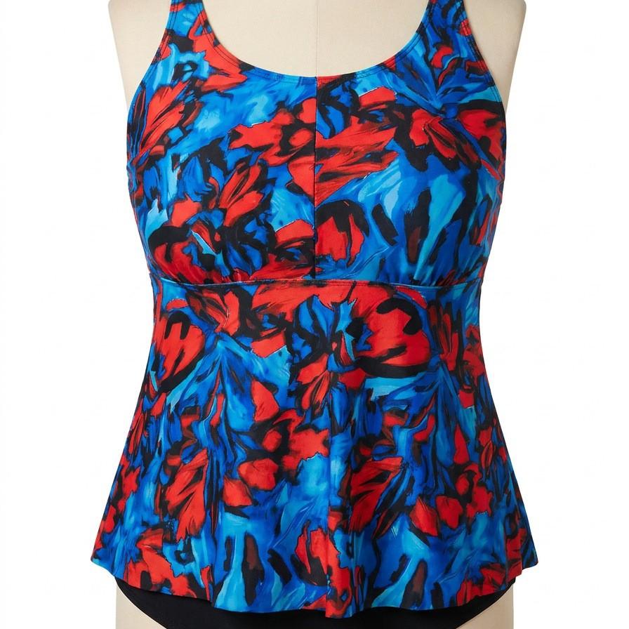 1011 new conservative vest split bikini plus size swimsuit women's swimsuit