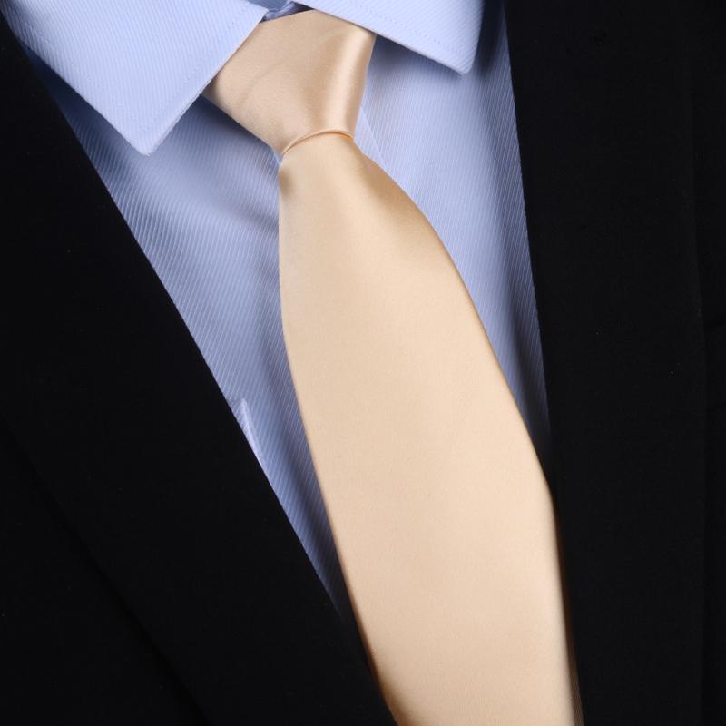 

Мужской галстук 8 см из цельного желтого золота - Аксессуар для свадебной вечеринки в корейском стиле