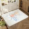 Maquia When the Promised Flower Blooms Absorbent Non-Slip Floor Mat Flannel Rug Bedroom Living Room Door Mat Home Decor