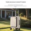 CROWN C-F5278H Front-Opening PC Carry-On Suitcase