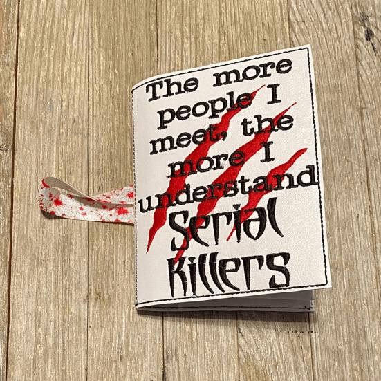 

Юмористическая обложка для блокнота Yousheng с вышитым принтом и надписью, чехол для журнала формата А6 из искусственной кожи