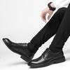 Męskie buty z prawdziwej skóry na zewnątrz wygodne buty na co dzień modne mieszkania mokasyny mokasyny duże buty ze skóry bydlęcej