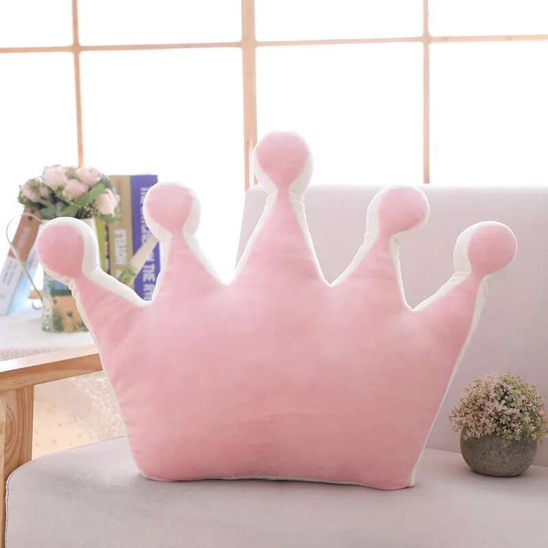 INS HOT Candy Color Cloud Star Plush Pillow Colorful Rainbow Crown Pillow Cushion Sofa Home Decoration Throw Pillow Toy