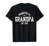 Pregnancy Announcement New Grandpa Promoted To Grandfather In 2026 T-Shirt