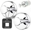 2PCS Powerful Suction Cup Stainless Steel 304 Hook for Bathrooms and Kitchens, Vacuum Technology for Wall Hooks, 14.99 Lbs