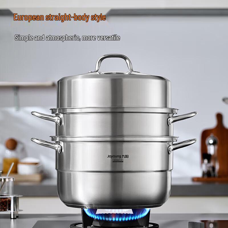 Joyoung 3-Layer 304 Stainless Steel Steamer Pot