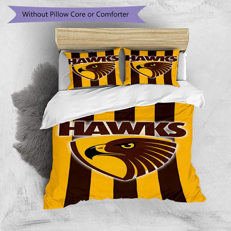 3pcs Football Team (45) Design Cover Set - HD Printed Bedding with 1 Cover and 2 Pillowcases - Perfect for Home and Dorm Decor