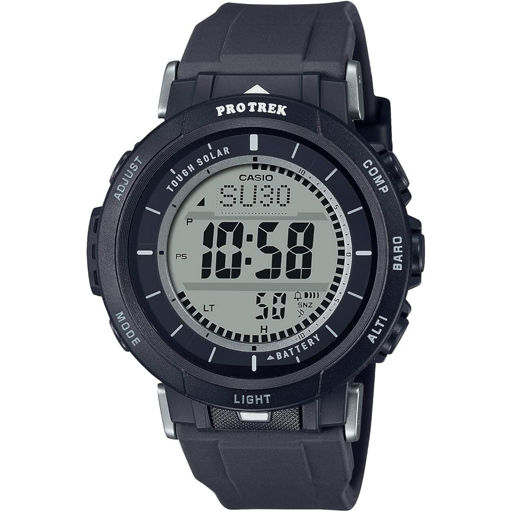 Casio Pro Trek Solar Men s Watch PRG-30-1JF Black Color Waterproof Outdoor Timepiece