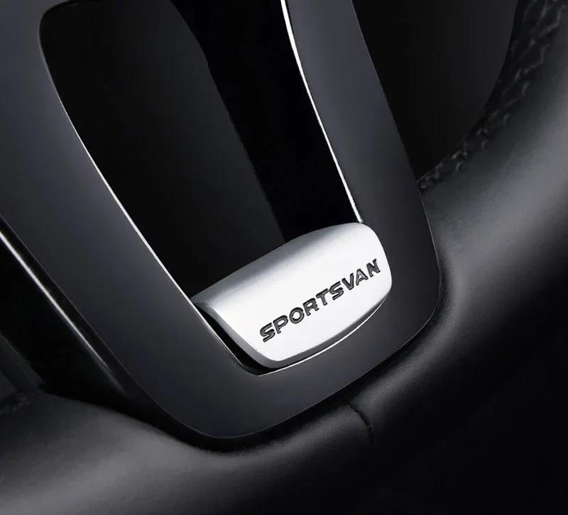 

2025 Hot 3D Aluminum Alloy Rline Emblem Car Steering Wheel Sticker Accessories For Volkswagen GTI Polo Golf Passat Scirocco Jett