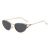2026 Nieuwe Metalen Cat-Eye Mode Individuele Punk Biker Stijl Decoratieve Bril