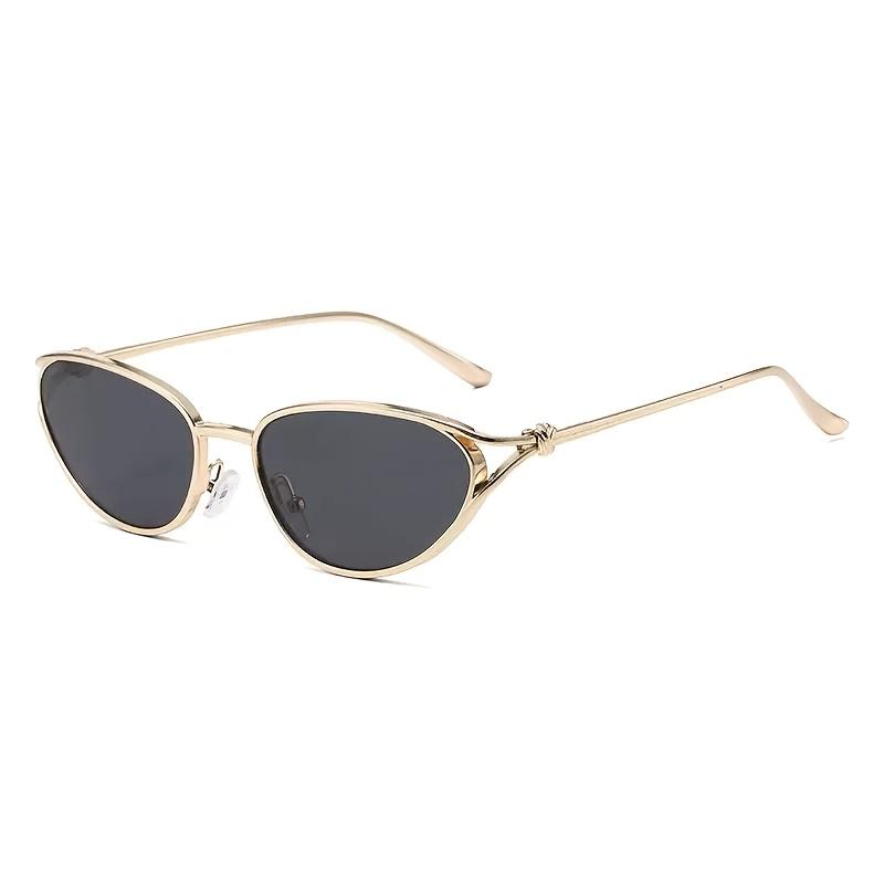 2026 Nieuwe Metalen Cat-Eye Mode Individuele Punk Biker Stijl Decoratieve Bril