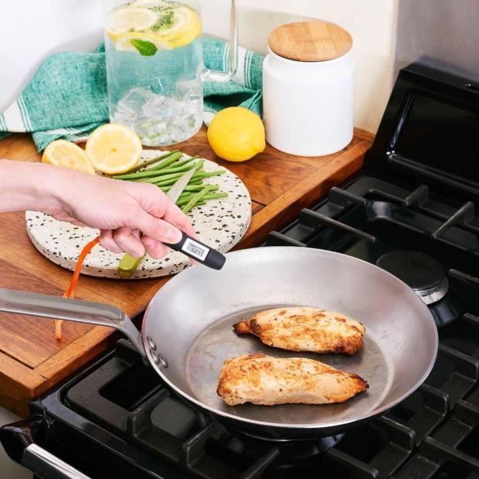 Thermomètre Infrarouge - MASTRAD - Noir - Prise de température facile - Sans contact alimentaire - 1 pièce