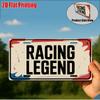D Flatpc Vintage Metal Sign Only for decoration Outdoor Wall Art (  )RACING LEGEND Aluminum Sign Rustic Racing