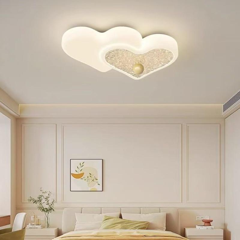 

Светильник для гостиной, основной светильник, потолочный светильник, современный, простой и атмосферный, все светильники для спальни в кремовом стиле