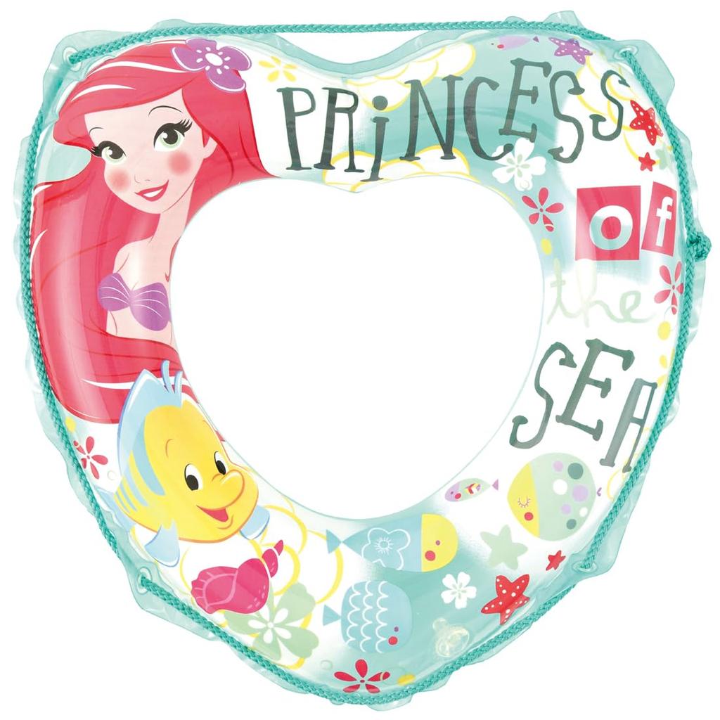 Livlight Heart Shaped Float 60cm Ariel Disney Princess with Rope