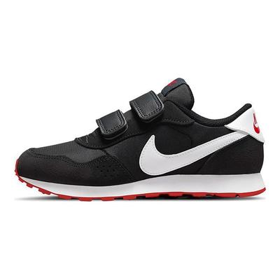 MD Valiant PS Bred Kids Sneakers Black Dark-Smoke-Grey University-Red CN8559-016