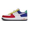 Nike נעלי סניקרס לגברים Air Force 1 Low LV8 קובייה הונגרית מולטי-קולור אדום אוניברסיטאי לבן FN6840-657