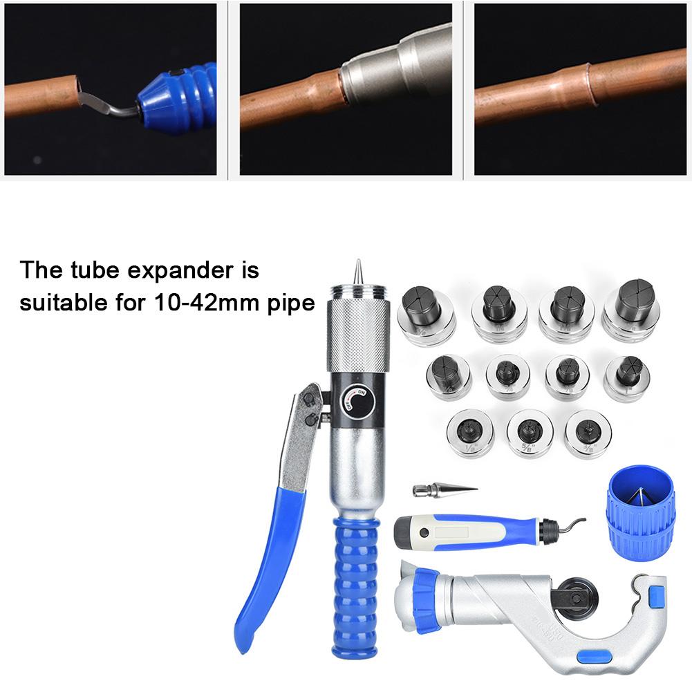 Hydraulic Tube Expander Pipe Flaring Tool for U Type Copper Pipe 10 42mm CT300AL