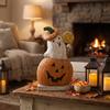 Halloween Pumpkin Figurine for Home Party Tabletop Decor