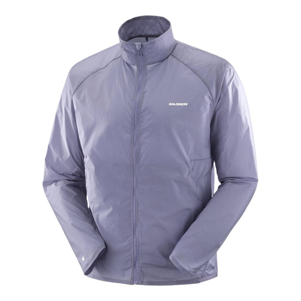 Salomon Shkout Fly Soft Comfortable Lightweight Breathable Jacket Men jackets Blue C24203