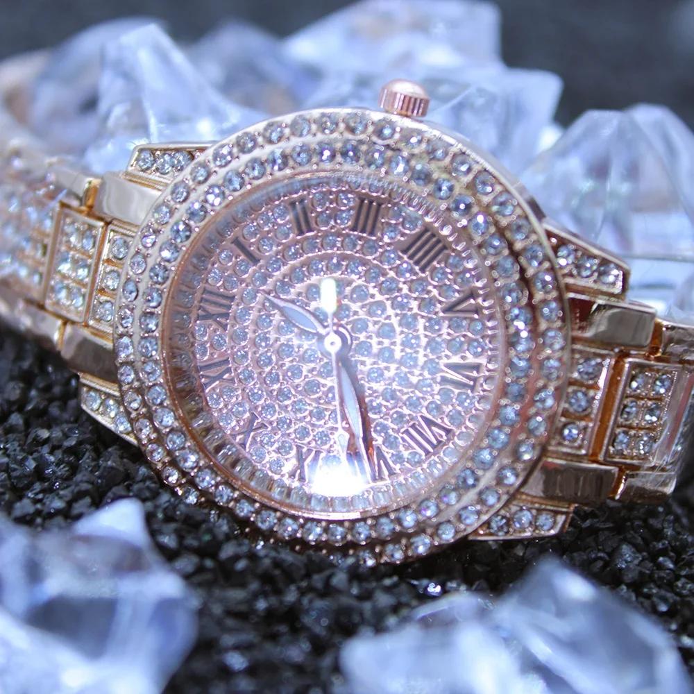 5pcs Set Watches for Women Stainless Steel Bracelets Simple Light Luxury Quartz Watch for Outdoor Travel Include Box