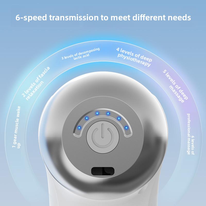 Multi Head Fascia Gun, Relaxing Muscles, Electric Massager, Exercise Neck Mask Gun, Home Fitness Mini Fascia Gun