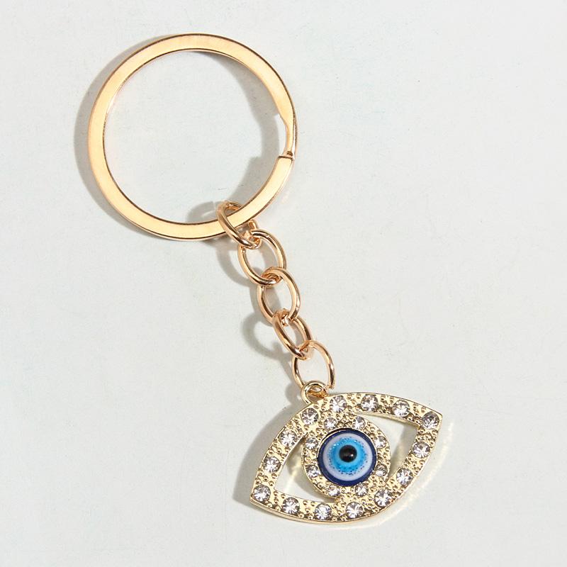 Punk Enamel Hollow Eye Eyeball Key Chains For Women Men Accessorie Car Keys DIY Handmade Jewelry Gifts Bag Charm