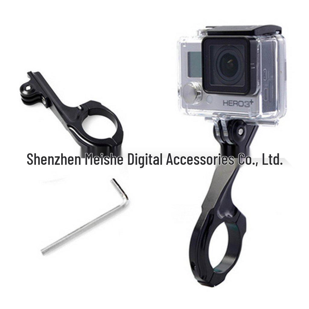 GoPro Bicycle Mount for Little Ant 4K Sports Camera - Q-shaped Aluminum Alloy Frame