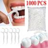 1000Pcs Tooth Cleaning Dental Floss Picks Ultra-Fine Dental Floss Stick  Oral Care