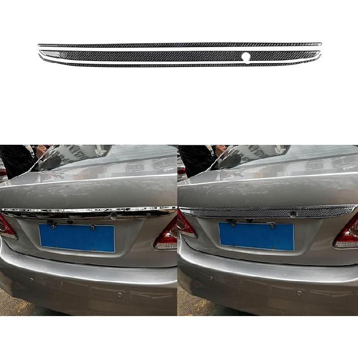 Real Premium Carbon Fiber Car Center Console Gear Shifter Transmission Panel Cover Sticker Auto Interior Accessories Compatible with Toyota Corolla